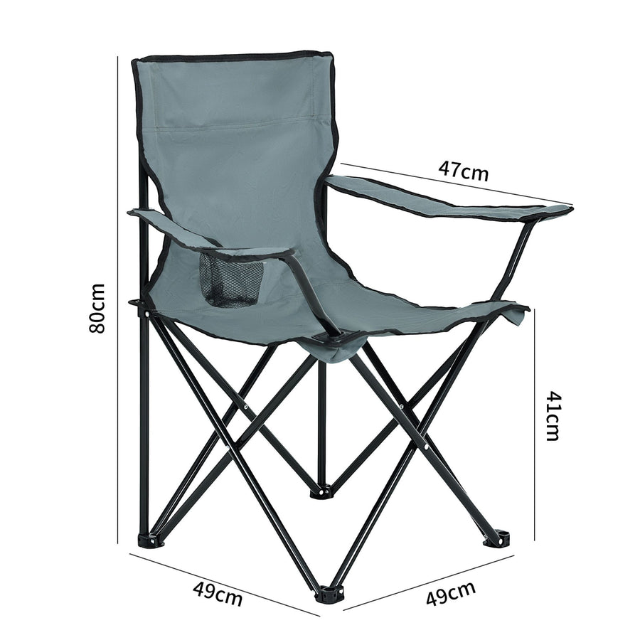 Campingstuhl – ANTER – Klappbarer Outdoorstuhl für komfortable Reisen und Camping