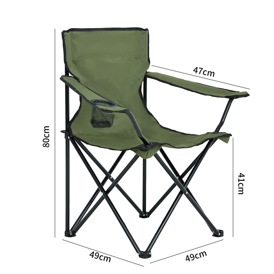 Campingstuhl – ANTER – Klappbarer Outdoorstuhl für komfortable Reisen und Camping