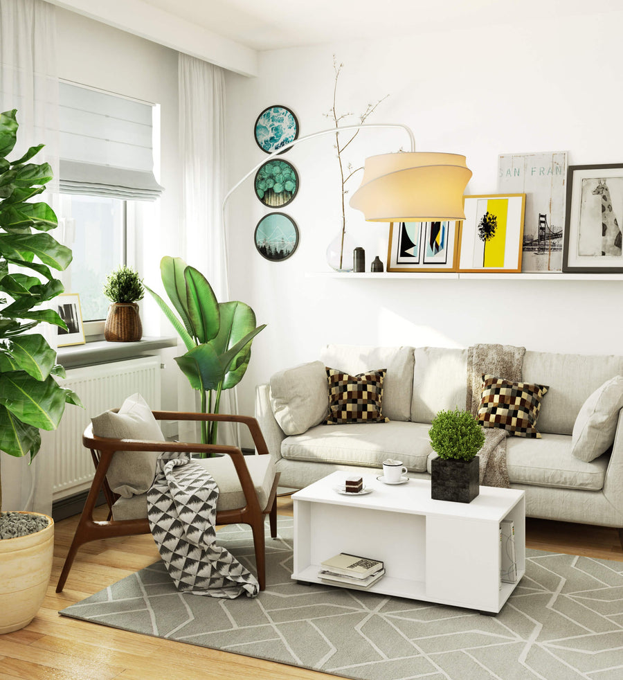 Couchtisch – JULIET – Moderner Wohnzimmertisch mit funktionalem Design