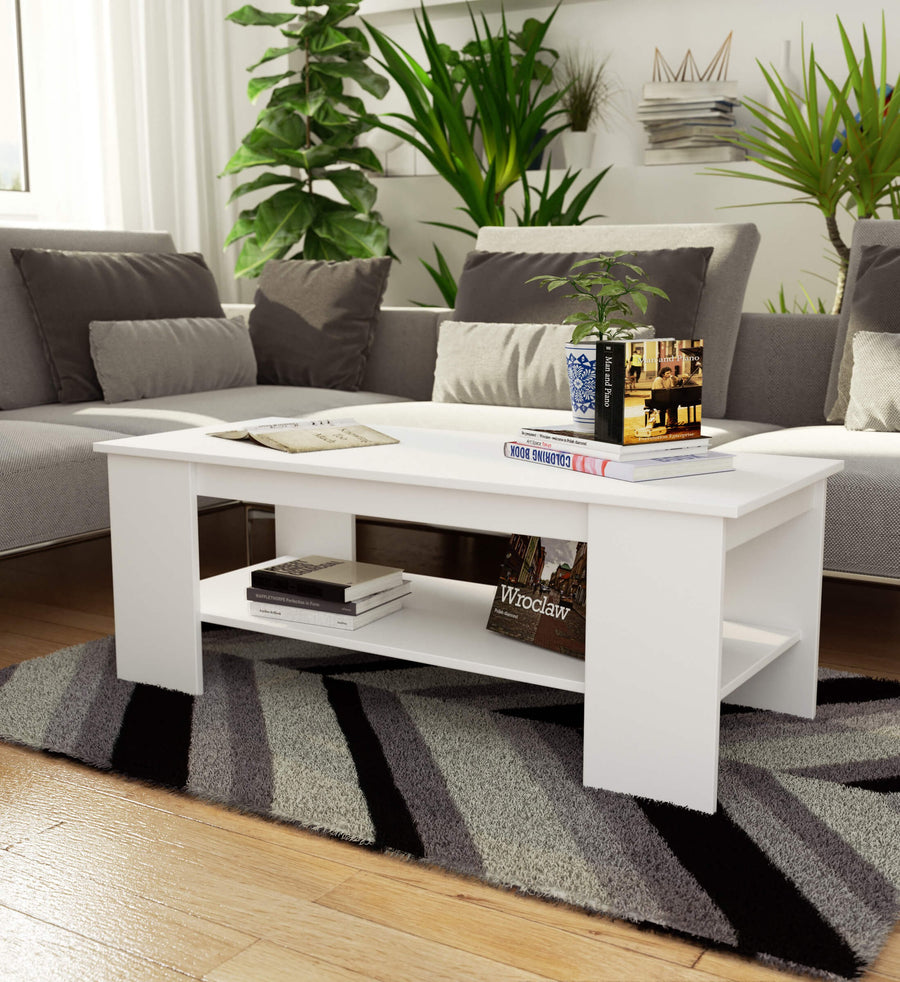 Couchtisch – KAMI – Großer Wohnzimmertisch mit Ablagefläche