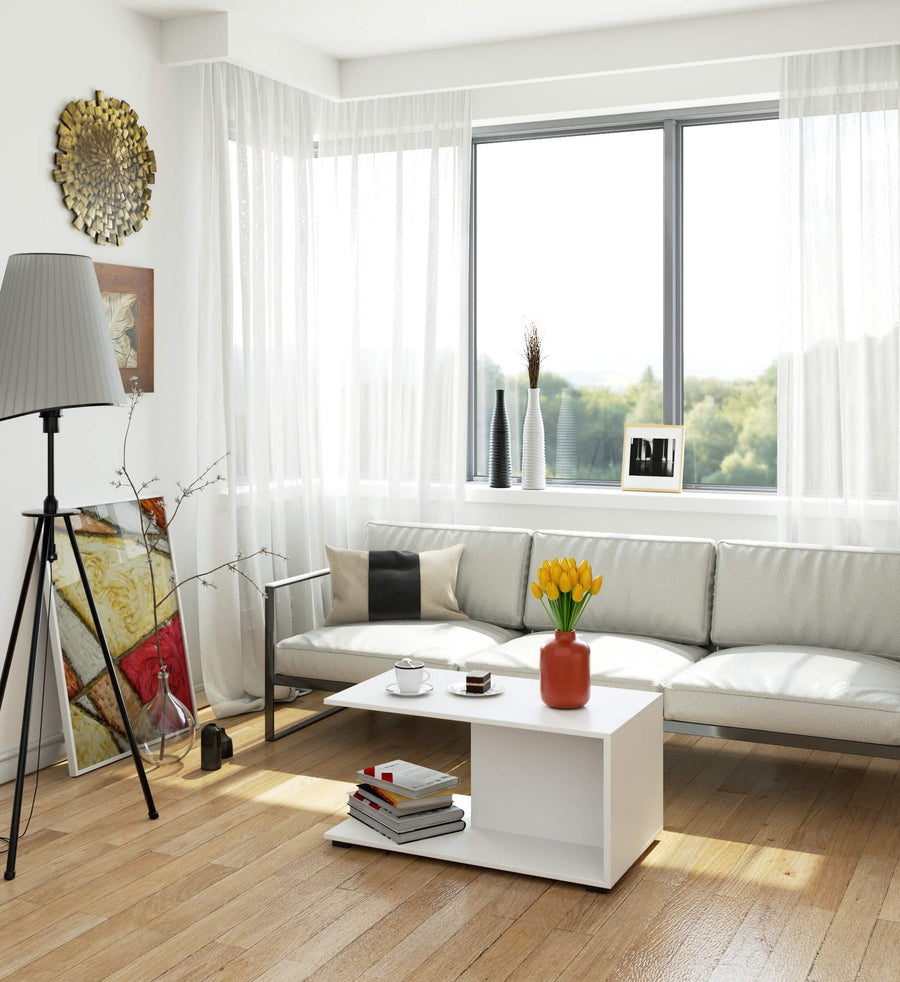 Couchtisch – MARGO – Moderner Wohnzimmertisch mit klarer Form