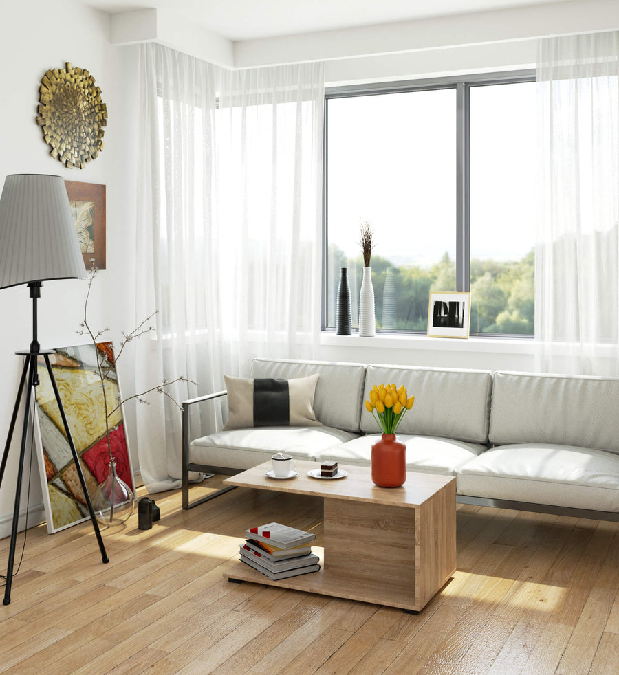 Couchtisch – MARGO – Moderner Wohnzimmertisch mit klarer Form