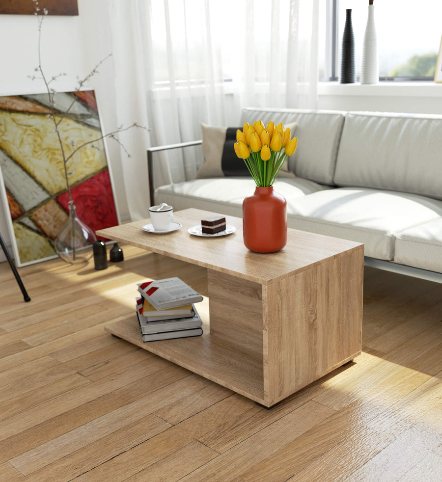 Couchtisch – MARGO – Moderner Wohnzimmertisch mit klarer Form
