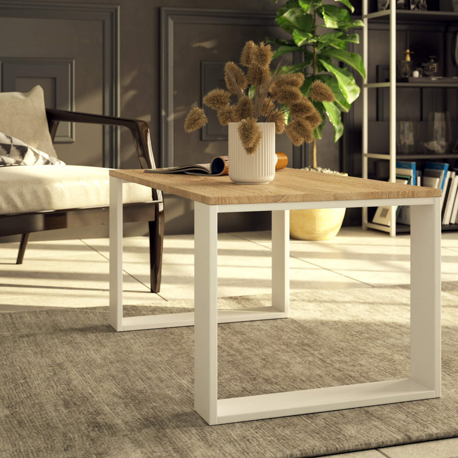 Couchtisch – NOX – Minimalistischer Wohnzimmertisch im modernen Industrial Design