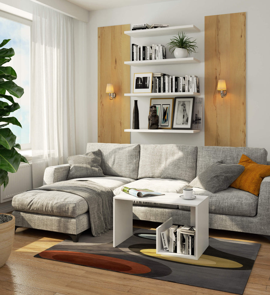 Couchtisch – PAUL – Moderner Wohnzimmertisch mit kompakter Form