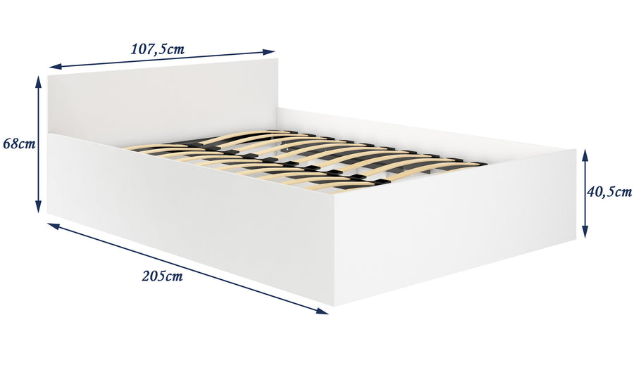 Bett – CLP – Komfortbett mit Stauraum und Hubrahmen, ohne Matratze