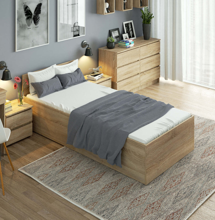 Bett – CLP – Komfortbett mit Stauraum und Hubrahmen, ohne Matratze