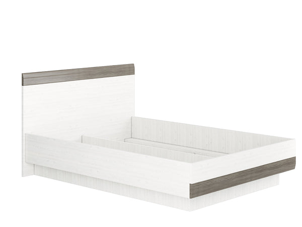 BLANCO Bett Modernes Bettgestell mit Holzoptik