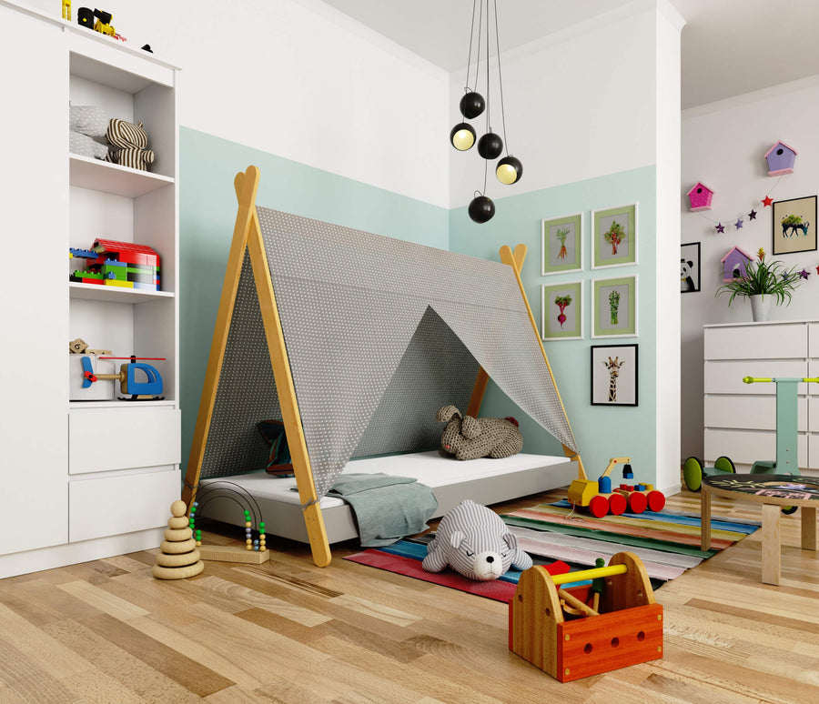 Kinderbett – GEM – Komfortables Schlafsystem mit Matratze und modernem Design
