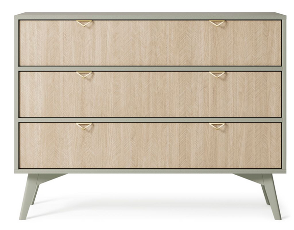 Kommode – Sideboard –KSZ106 – FOREST – Eukalyptus – Moderne Kommode mit drei Schubladen