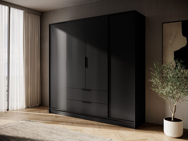 Kleiderschrank – KELLY 4D – Moderner Stauraum für Schlafzimmer