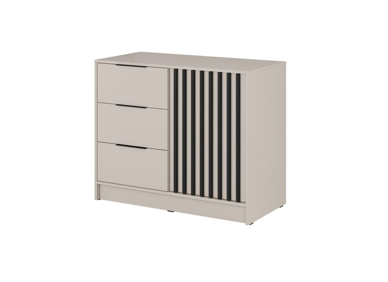 Kommode – NELLY KOM 2D – Moderne Kommode mit Lamellenfront