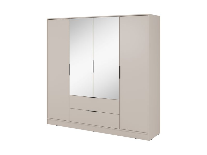 Kleiderschrank – KELLY 4D L – mit Spiegel – Eleganter Stauraum fürs Schlafzimmer