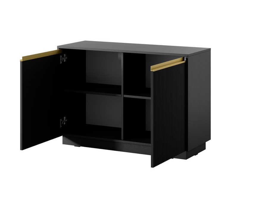 Kommode – ROYAL – K-104 mit gerillter Front & Soft-Close-Funktion