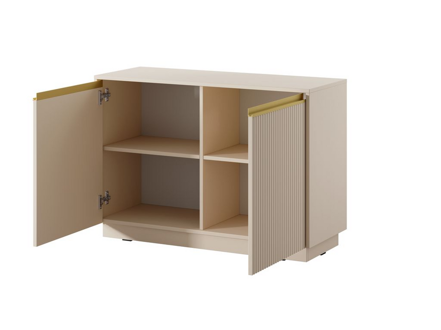 Kommode – ROYAL – K-104 mit gerillter Front & Soft-Close-Funktion