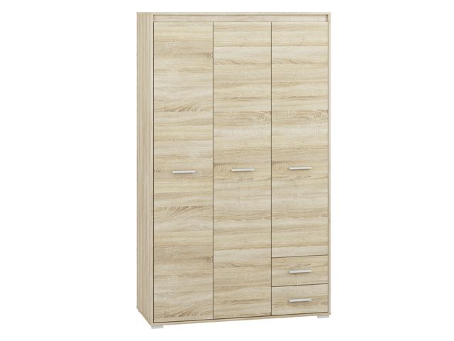 Kleiderschrank – AVO 01 – Moderner Dreitürenschrank mit Holzoptik