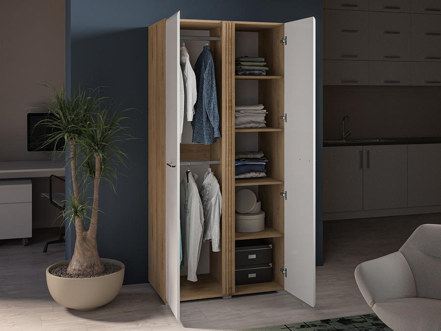 Kleiderschrank – ADAGIO 01 – Moderner Stauraum mit eleganten Akzenten