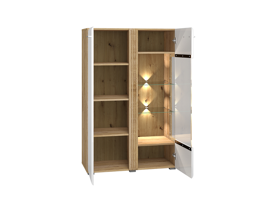 Vitrine – ADAGIO 03 – Elegante Kombination aus Stauraum und Präsentation