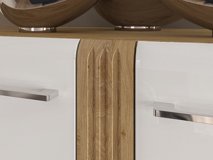 Vitrine – ADAGIO 03 – Elegante Kombination aus Stauraum und Präsentation