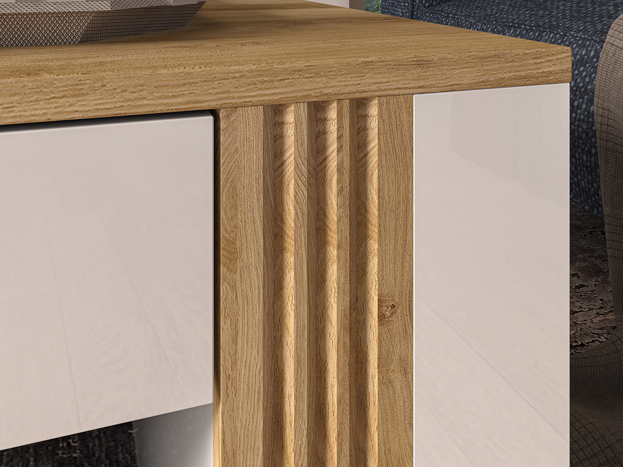 Couchtisch – ADAGIO 10 – Moderner Wohnzimmertisch mit praktischer Ablage