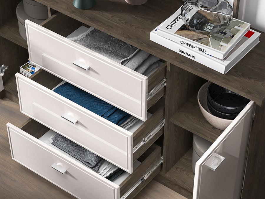 Kommode – AVANTE 04 – Vielseitiger Stauraum mit elegantem Hochglanz-Finish