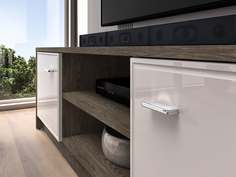 TV-Lowboard – AVANTE 06 – Stilvolle Medienpräsentation mit elegantem Hochglanz