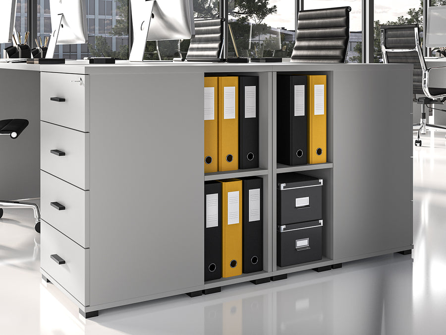Rollcontainer – BARDO 16 – Kompaktes Regalelement für modernes Bürodesign