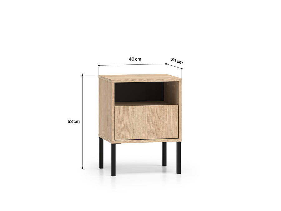 Nachtschrank – BARNEE 05 – Moderner Stauraum für Ihr Schlafzimmer