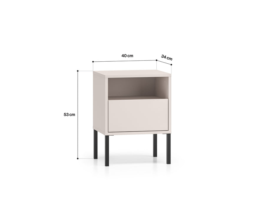 Nachtschrank – BARNEE 05 – Moderner Stauraum für Ihr Schlafzimmer