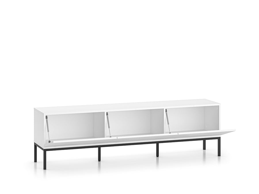 TV-Lowboard – CLEARING 04 – Moderne Medien-Bank mit geometrischer Fräsung