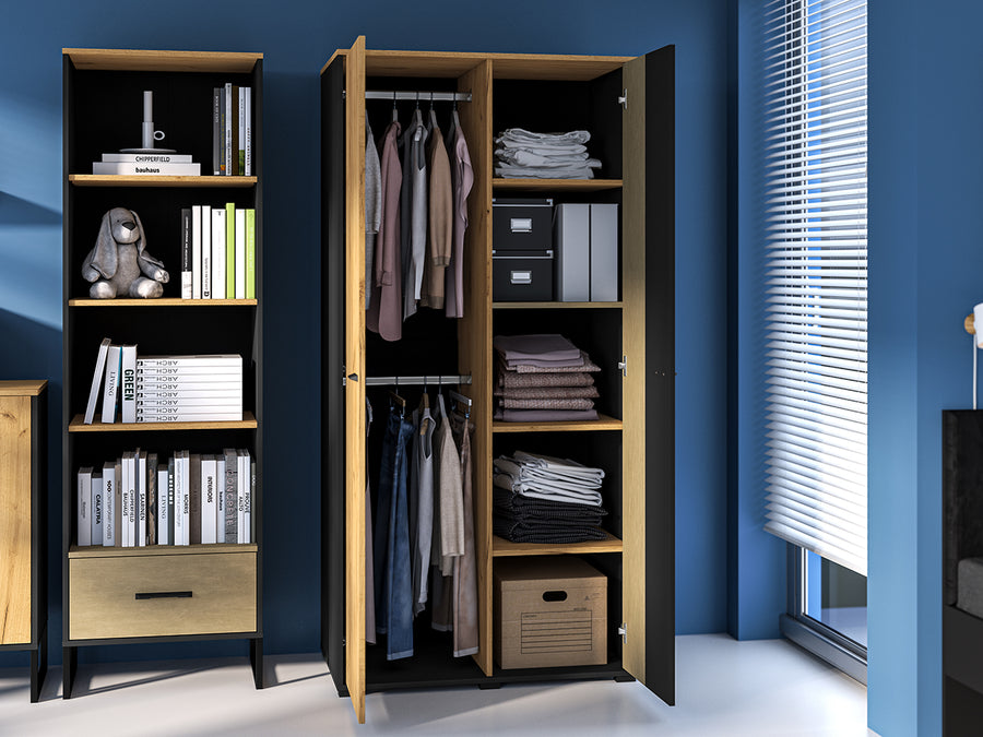 Kleiderschrank – COLT – Moderne Schränke mit Holzoptik