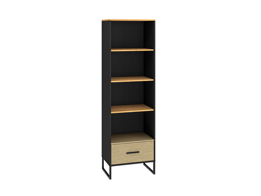 Bücherregal – COLT 03 – Offenes Regal im modernen Holz-Stahl-Look