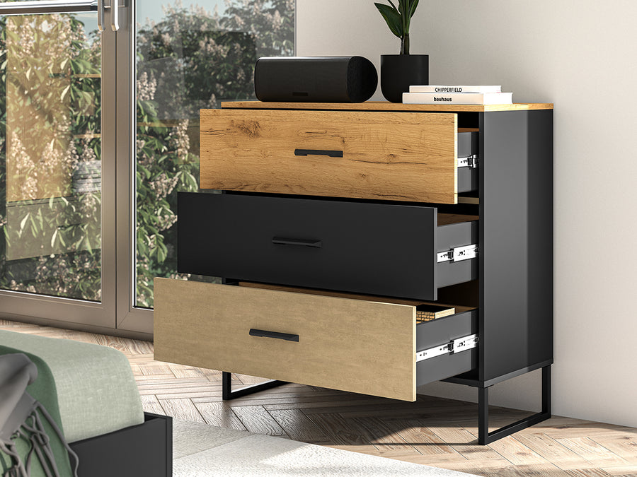 Kommode – COLT 05 – Moderner Laminat-Kommode mit ABS-Kante