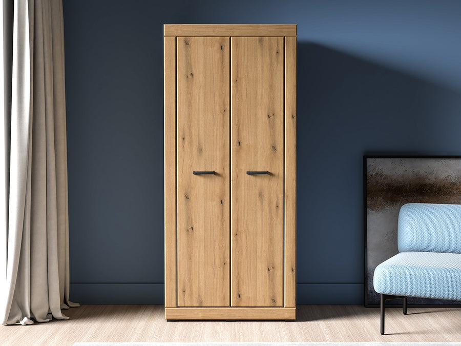 Kleiderschrank – DORA 01 – Funktioneller Stauraum in natürlicher Optik