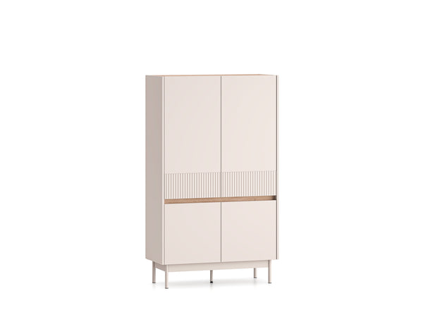 Hochkommode – DUNEA 04 – Funktionaler Stauraumschrank mit Holzoptik