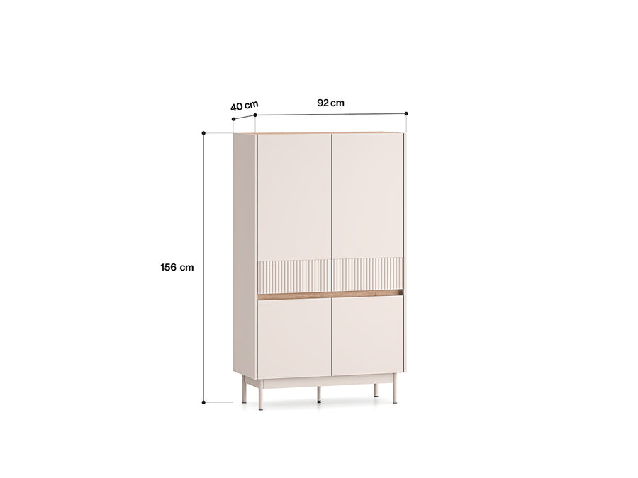 kommode – DUNEA 04 – Funktionaler Stauraumschrank mit Holzoptik