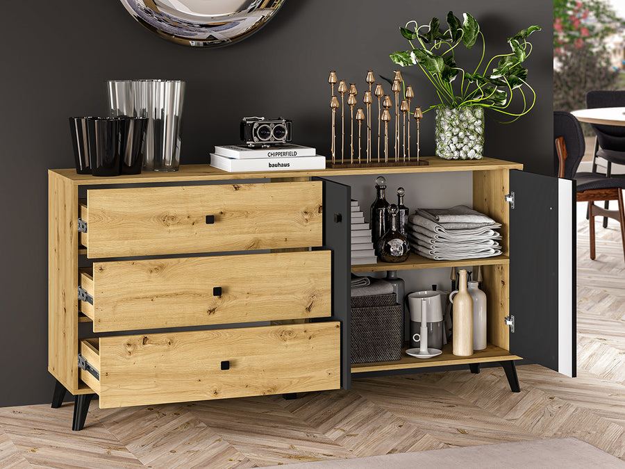 Kommode – ELIZABETH 04 – Moderne Kommode mit Holzoptik