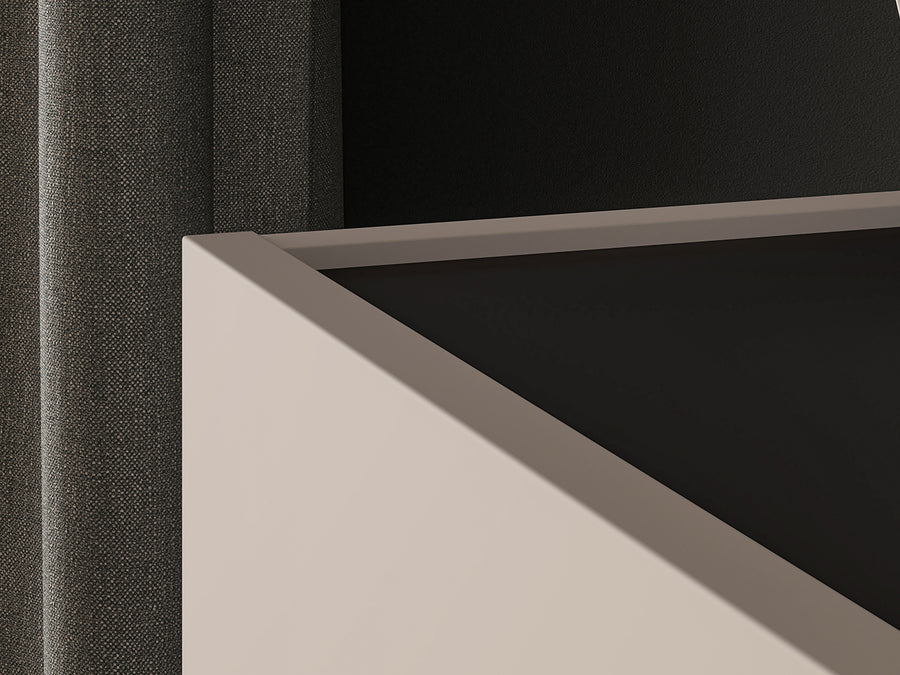 Kommode – FRESHION – Große Sideboard-Kommode mit Schubladen und Türen