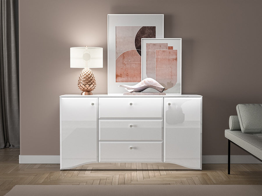 Kommode – GLAMOUR 02 – Elegantes Sideboard mit Hochglanz-Front