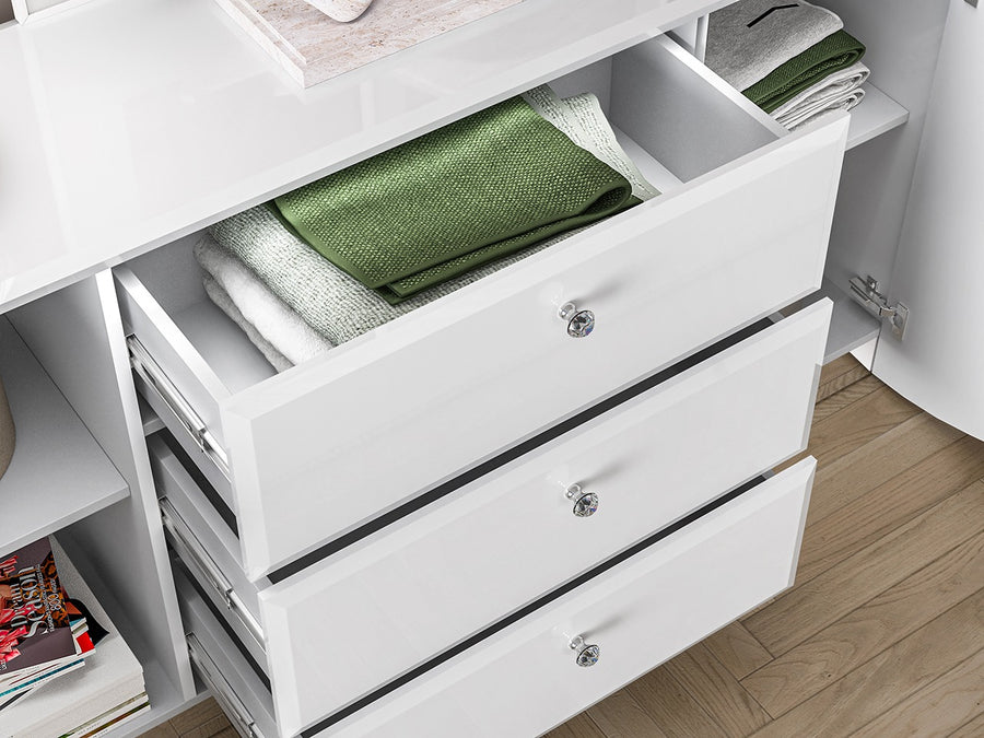 Kommode – GLAMOUR 02 – Elegantes Sideboard mit Hochglanz-Front