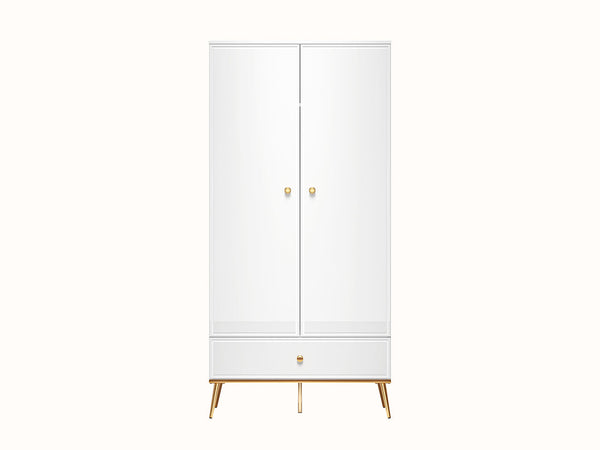 GOLDIN 01 Kleiderschrank – 190 cm – Moderner Schrank mit Hochglanzfront
