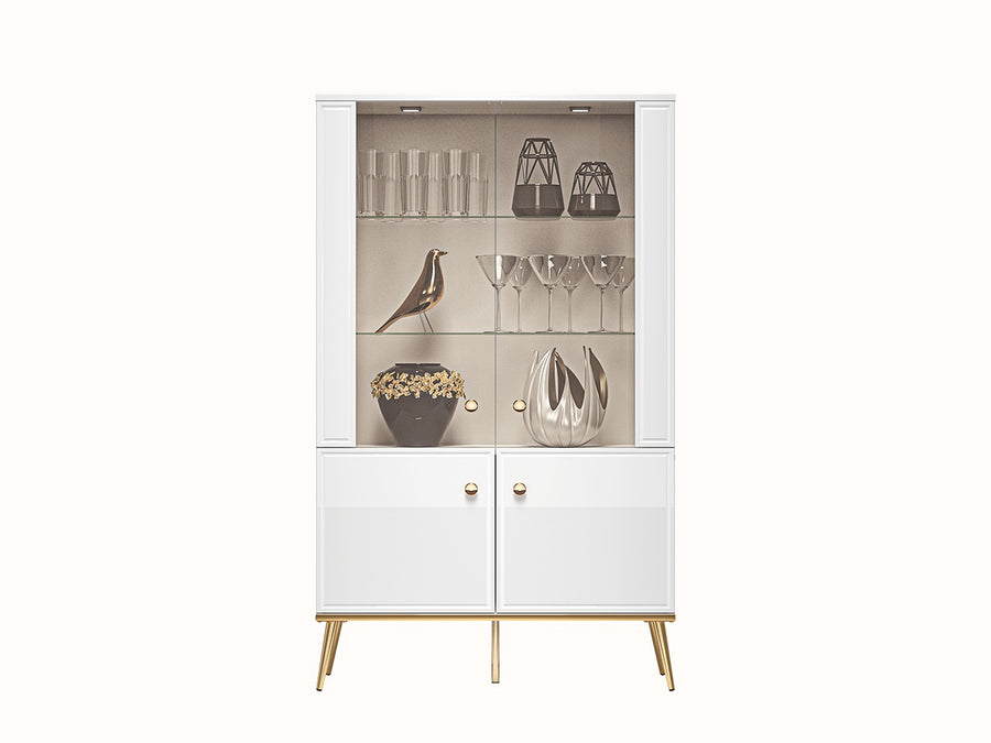 Vitrine – GOLDIN 0301 – Elegantes Highlight für stilvolles Wohnen