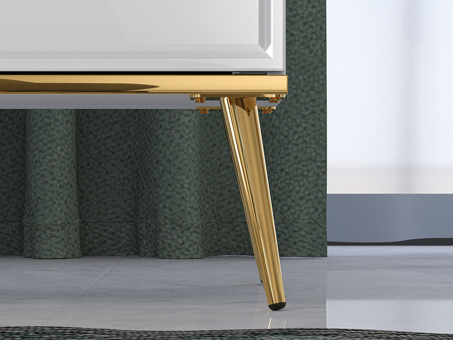 Kommode – GOLDIN – Moderne Hochglanz-Kommode mit Schubladenauszug und Soft-Close