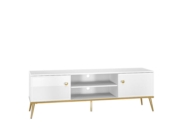 GOLDIN 06 TV-Schrank – Moderner Fernsehschrank mit Hochglanzfront und Soft-Close-System