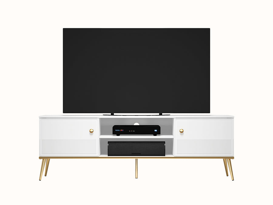 TV-Schrank – GOLDIN 06 – Moderner Fernsehschrank mit Hochglanzfront und Soft-Close-System