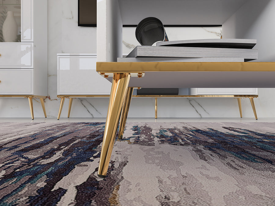 Couchtisch – GOLDIN 08 – Moderner Wohnzimmertisch mit Hochglanzfront