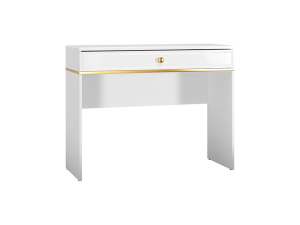 GOLDIN 10 Schminktisch – 100 cm – Moderner Kosmetiktisch mit Hochglanzfront