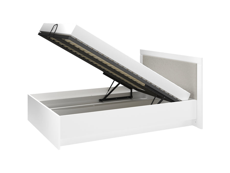 Bett – LAHTI 16 – Elegantes Design mit praktischem Stauraum Ohne Matratze
