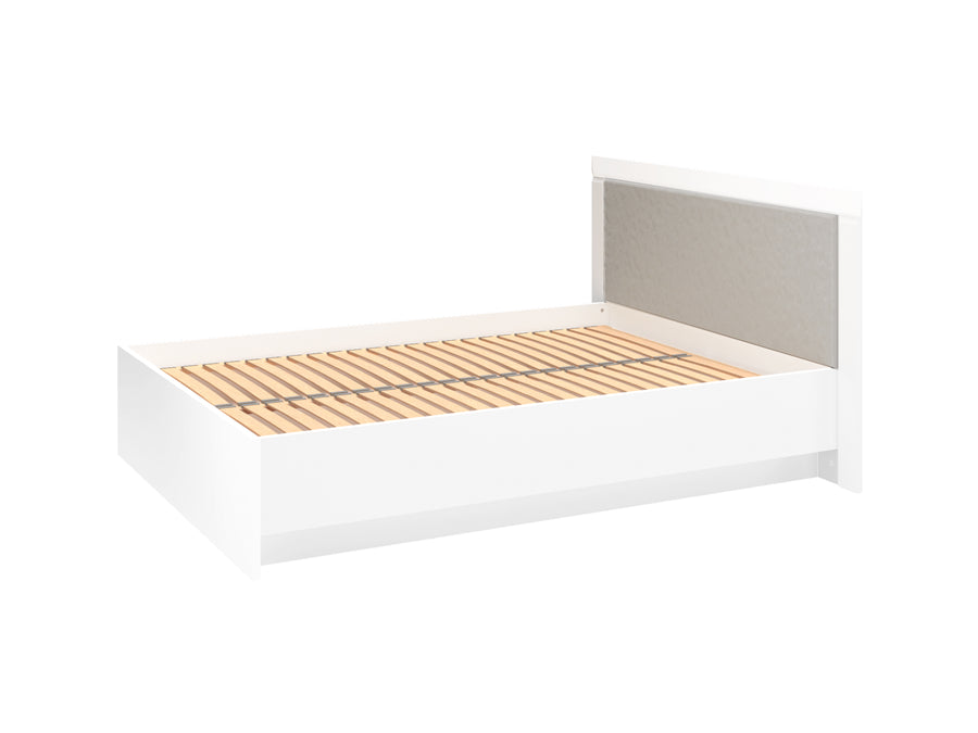 Bett – LAHTI 16 – Elegantes Design mit praktischem Stauraum Ohne Matratze