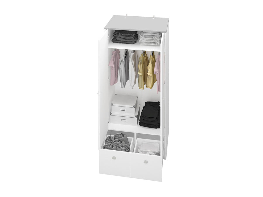 Kleiderschrank – LOEN 01 – Stilvoller Stauraum mit modernem Kontrast